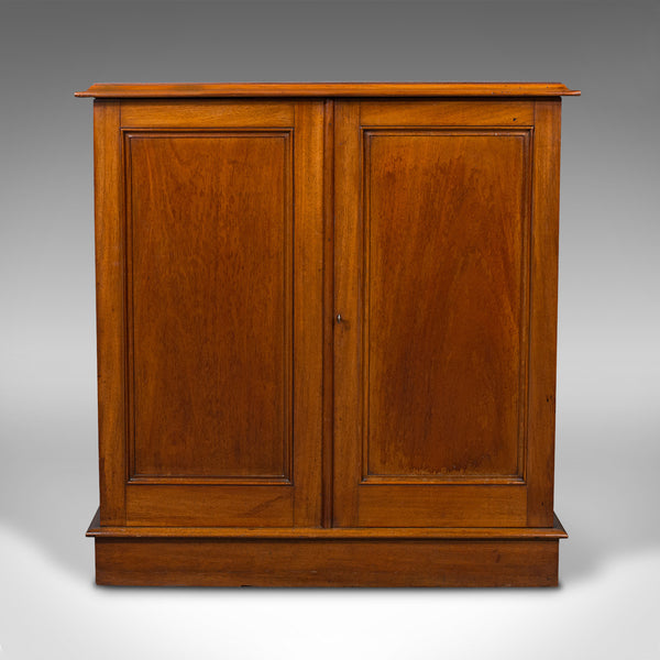 Antique Side Cabinet, English, Bookshelf, Drinks Cupboard, Victorian, Circa 1860