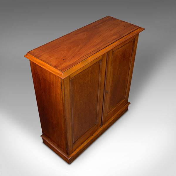 Antique Side Cabinet, English, Bookshelf, Drinks Cupboard, Victorian, Circa 1860