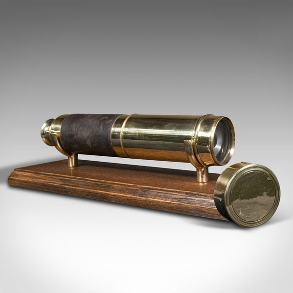 Antique 3 Draw Telescope, English, Brass, Terrestrial Refractor, Victorian, 1900