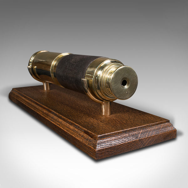 Antique 3 Draw Telescope, English, Brass, Terrestrial Refractor, Victorian, 1900