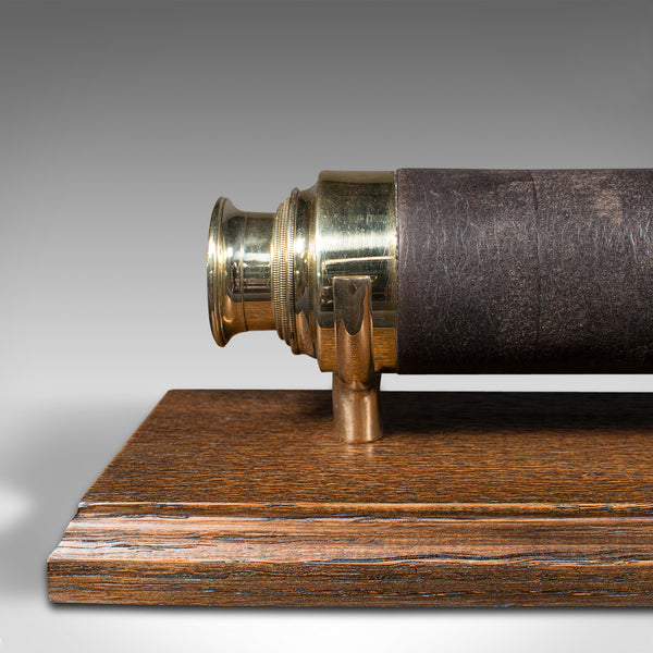 Antique 3 Draw Telescope, English, Brass, Terrestrial Refractor, Victorian, 1900