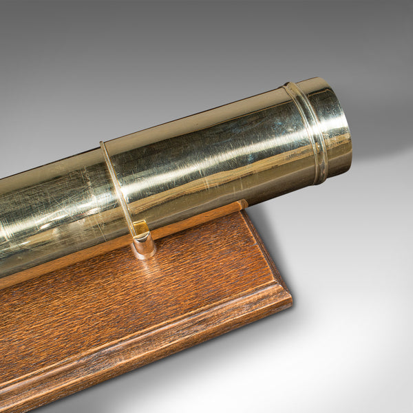 Antique 3 Draw Telescope, English, Brass, Terrestrial Refractor, Victorian, 1900