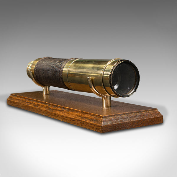 Antique Telescope, English, Brass, 3-Draw Terrestrial Refractor, Victorian, 1880