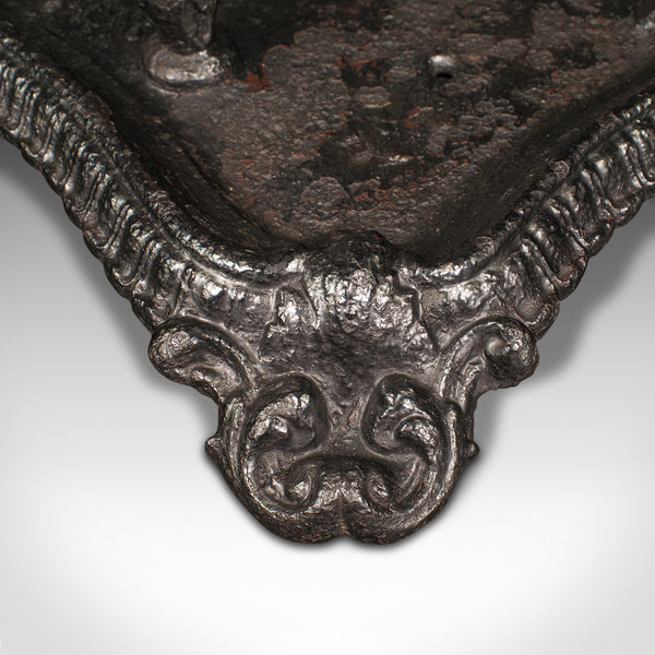 Antique Decorative Boot Scraper, English, Cast Iron, Door Scrape, Regency, 1820