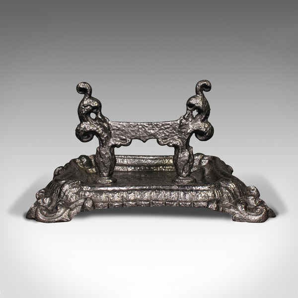 Antique Decorative Boot Scraper, English, Cast Iron, Door Scrape, Regency, 1820