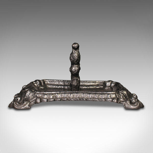 Antique Decorative Boot Scraper, English, Cast Iron, Door Scrape, Regency, 1820
