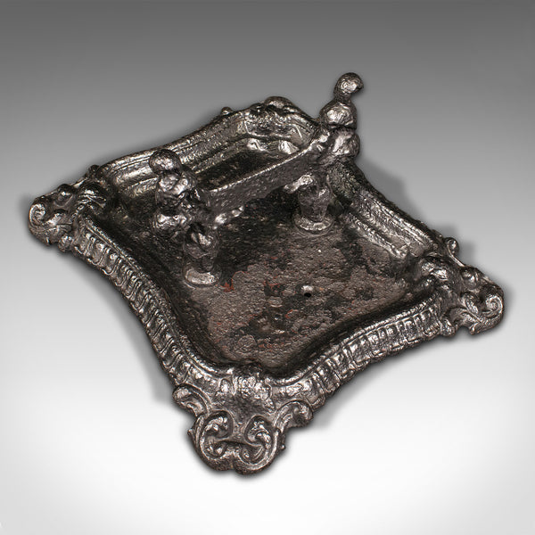 Antique Decorative Boot Scraper, English, Cast Iron, Door Scrape, Regency, 1820