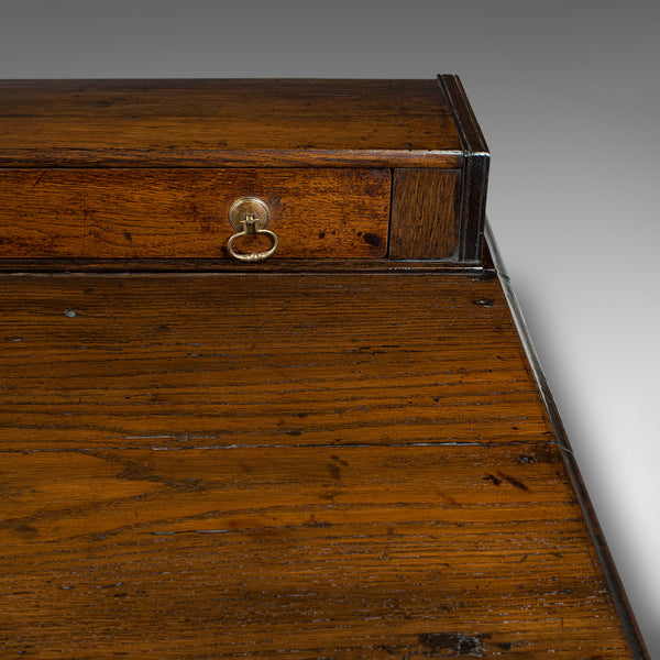 Antique Dresser Base, English, Oak, Sideboard, Cabinet, Georgian, Circa 1750