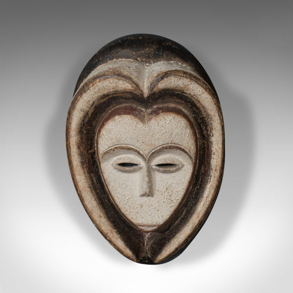 Antique Kwele Spirit Mask, Central African, Hardwood, Decorative, Tribal, C.1900