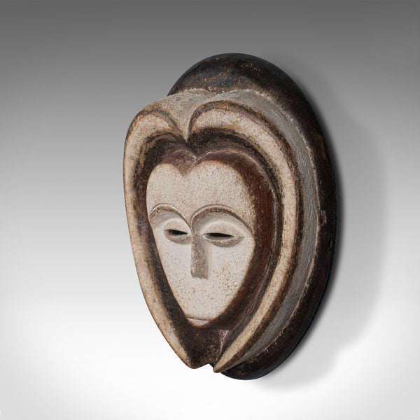 Antique Kwele Spirit Mask, Central African, Hardwood, Decorative, Tribal, C.1900