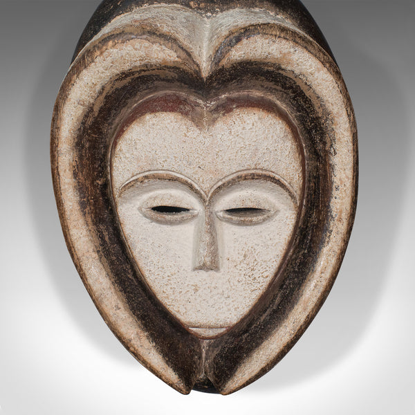 Antique Kwele Spirit Mask, Central African, Hardwood, Decorative, Tribal, C.1900