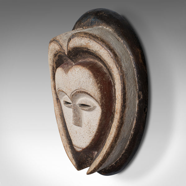 Antique Kwele Spirit Mask, Central African, Hardwood, Decorative, Tribal, C.1900