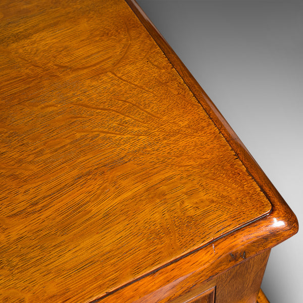 Antique Canteen, English, Oak, Campaign Cutlery, Specimen Drawers, Edwardian