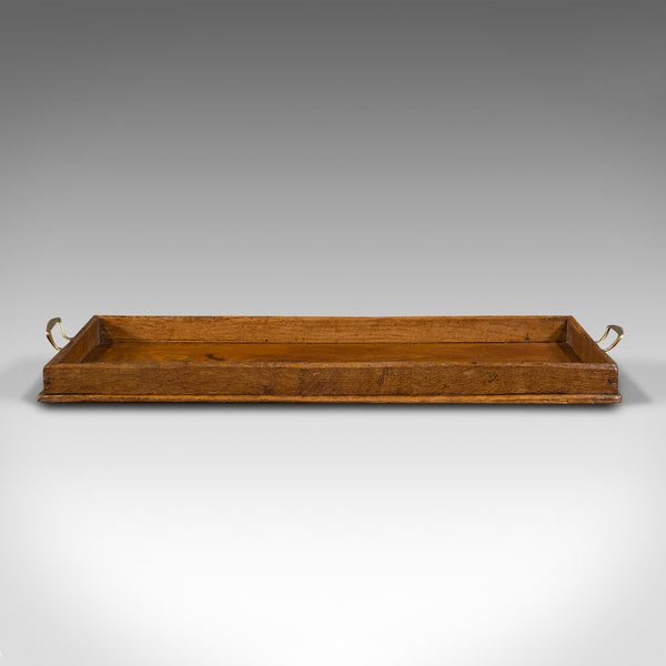 Trio Of Antique Serving Trays, English, Oak, Nesting Set, Georgian, Circa 1800