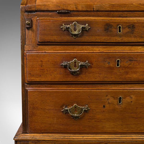 Small Antique Apprentice's Bureau, English, Writing Cabinet, Desk, Victorian