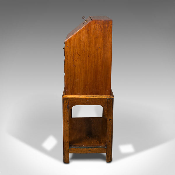 Small Antique Apprentice's Bureau, English, Writing Cabinet, Desk, Victorian