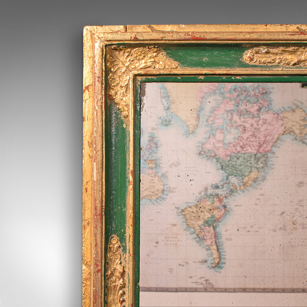 Antique Hall Mirror, English, Giltwood, Decorative, Overmantle, Regency, C.1820