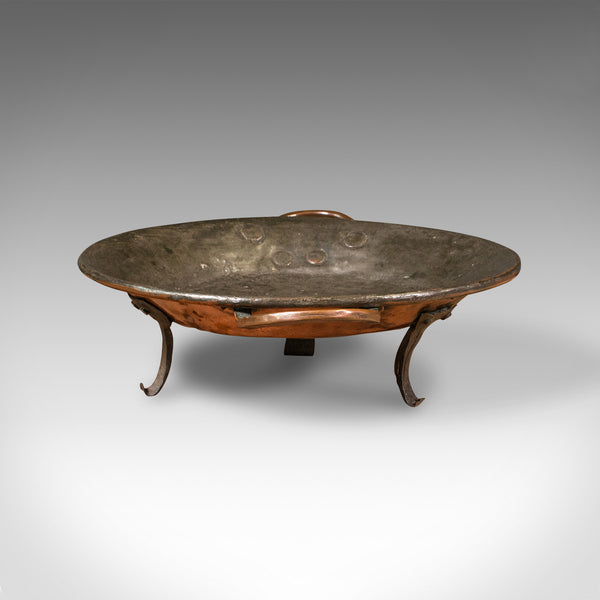 Antique Cooking Dish, English, Copper, Decorative Tray, Historic, Georgian, 1750