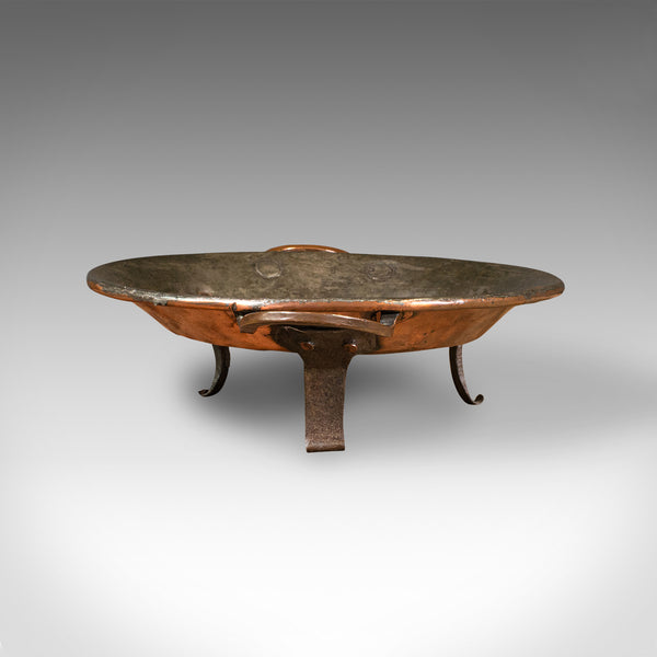 Antique Cooking Dish, English, Copper, Decorative Tray, Historic, Georgian, 1750