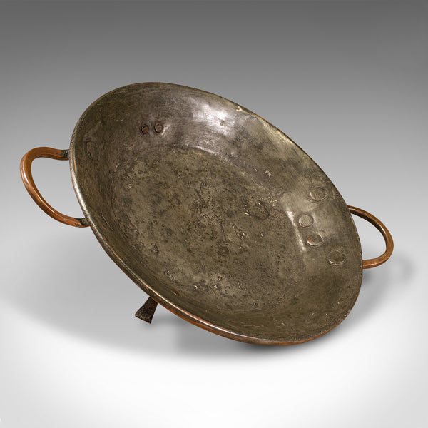Antique Cooking Dish, English, Copper, Decorative Tray, Historic, Georgian, 1750