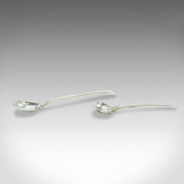 Cased Antique Cruets, English, Silver Plate, Condiment Stands, Edwardian, C.1910