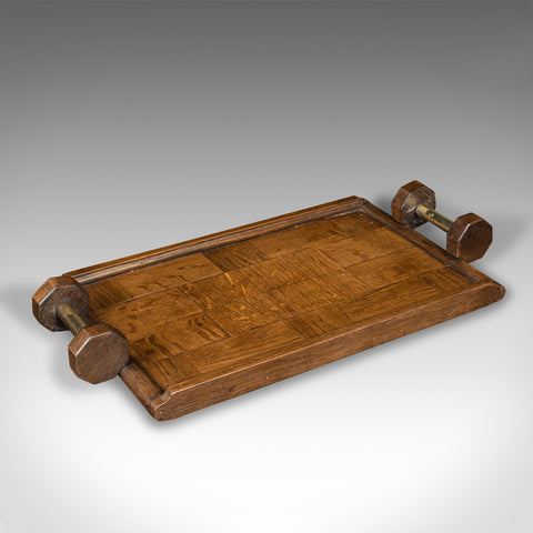 Antique Ship's Concierge Tray, English, Oak, Maritime, Butler, Edwardian, C.1910