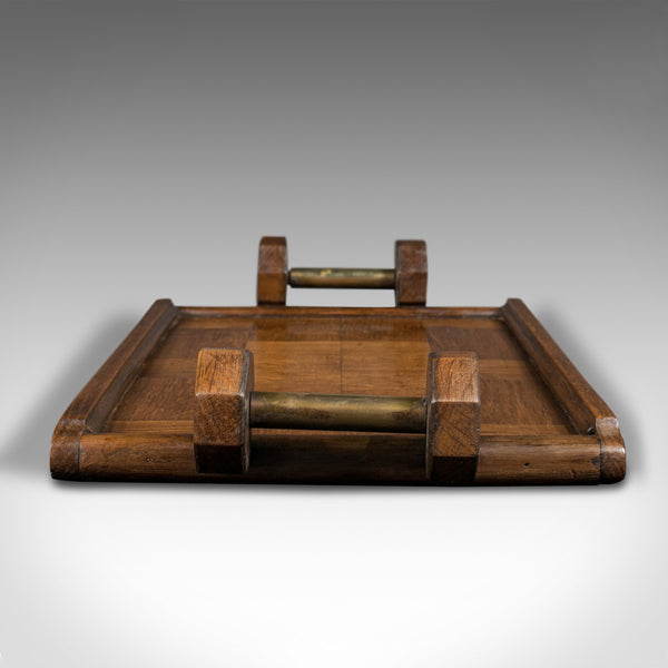 Antique Ship's Concierge Tray, English, Oak, Maritime, Butler, Edwardian, C.1910