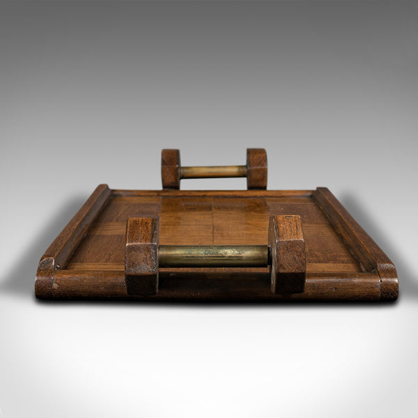 Antique Ship's Concierge Tray, English, Oak, Maritime, Butler, Edwardian, C.1910