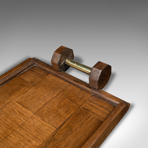 Antique Ship's Concierge Tray, English, Oak, Maritime, Butler, Edwardian, C.1910