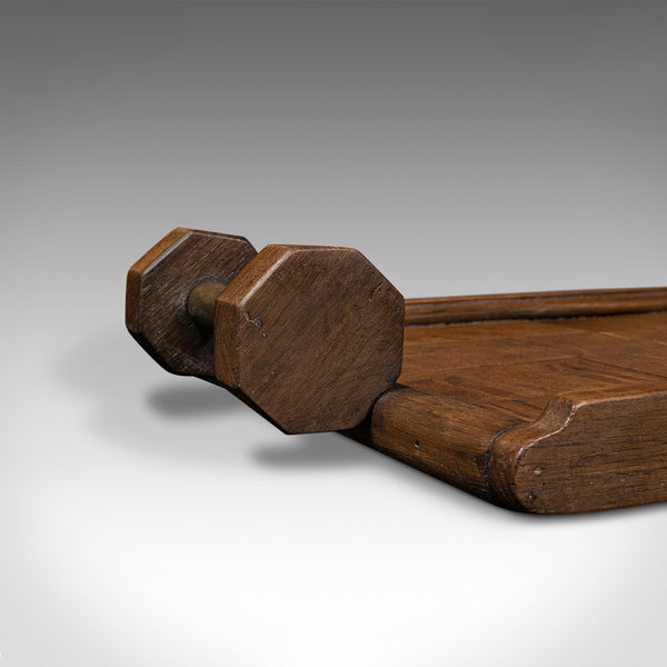 Antique Ship's Concierge Tray, English, Oak, Maritime, Butler, Edwardian, C.1910