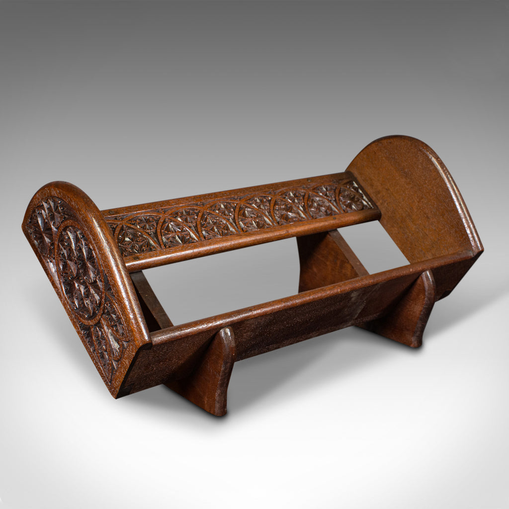 Vintage Book Rack, Anglo Indian, Novel Rest, Bookshelf, Art Deco ...