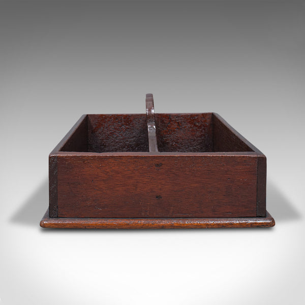 Antique Valet's Tray, English, Walnut, Cutlery Box, Tools, Victorian, Circa 1880