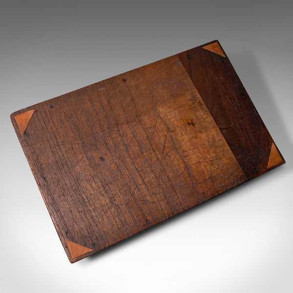 Antique Valet's Tray, English, Walnut, Cutlery Box, Tools, Victorian, Circa 1880