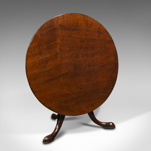 Antique Tilt Top Table, English, Wine, Afternoon Tea, Early Georgian, Circa 1750