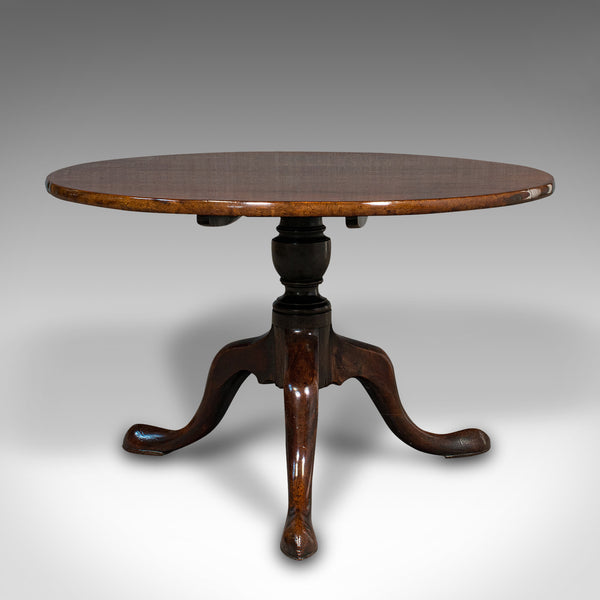 Antique Tilt Top Table, English, Wine, Afternoon Tea, Early Georgian, Circa 1750