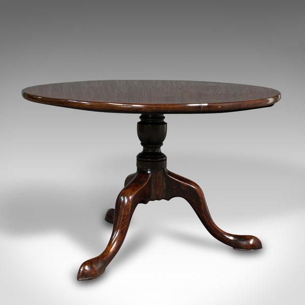 Antique Tilt Top Table, English, Wine, Afternoon Tea, Early Georgian, Circa 1750