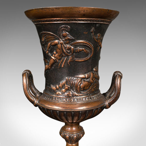 Pair, Antique Grand Tour Urns, Italian, Decorative Vase, Roman Taste, Victorian