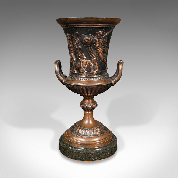 Pair, Antique Grand Tour Urns, Italian, Decorative Vase, Roman Taste, Victorian