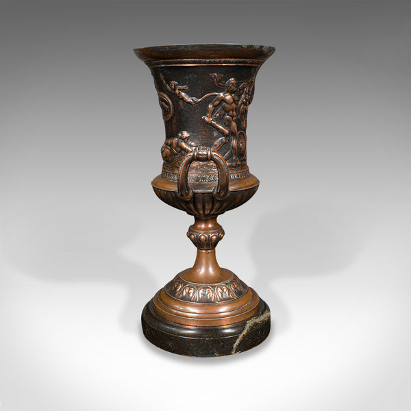 Pair, Antique Grand Tour Urns, Italian, Decorative Vase, Roman Taste, Victorian