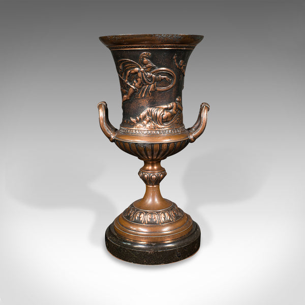 Pair, Antique Grand Tour Urns, Italian, Decorative Vase, Roman Taste, Victorian