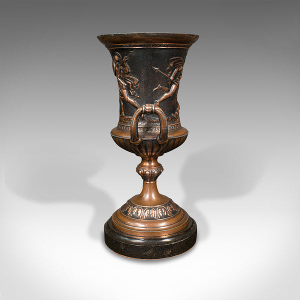Pair, Antique Grand Tour Urns, Italian, Decorative Vase, Roman Taste, Victorian