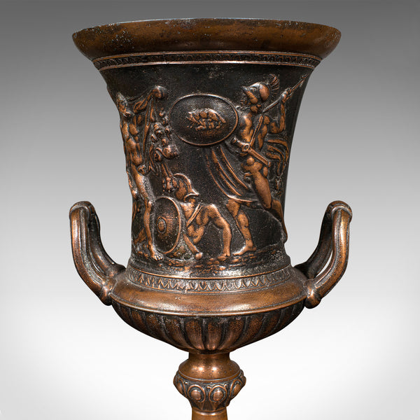 Pair, Antique Grand Tour Urns, Italian, Decorative Vase, Roman Taste, Victorian