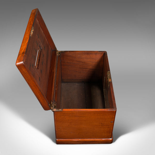 Antique Hotel Post Box, English, Telegram, Ballot Case, Victorian, Circa 1900