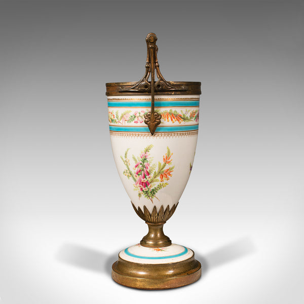 Antique Mantlepiece Jardiniere, French, Ceramic, Display, Planter, Victorian
