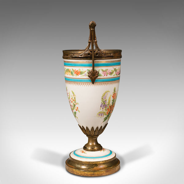 Antique Mantlepiece Jardiniere, French, Ceramic, Display, Planter, Victorian