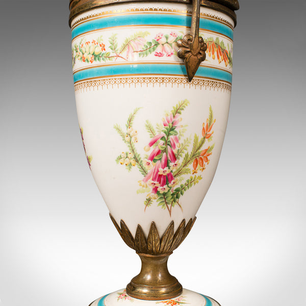 Antique Mantlepiece Jardiniere, French, Ceramic, Display, Planter, Victorian
