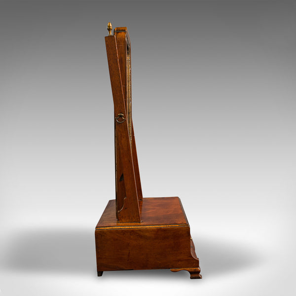 Antique Bureau Mirror, English, Walnut, Dressing Table, Swing, Georgian, C.1800