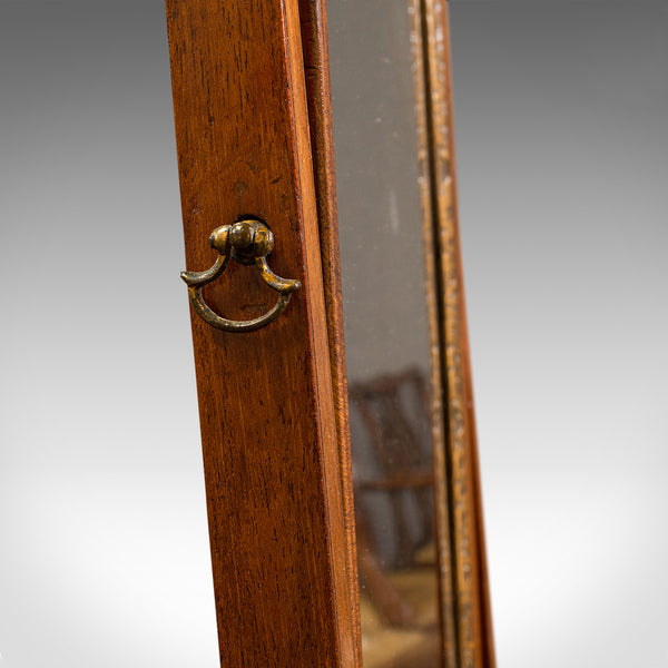 Antique Bureau Mirror, English, Walnut, Dressing Table, Swing, Georgian, C.1800