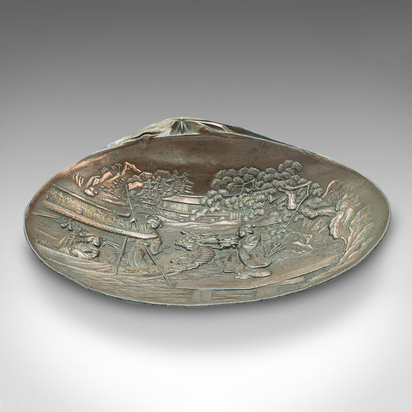 Pair Of Antique Momo Dishes, Japanese, Serving Tray, Meiji, Victorian, C.1900