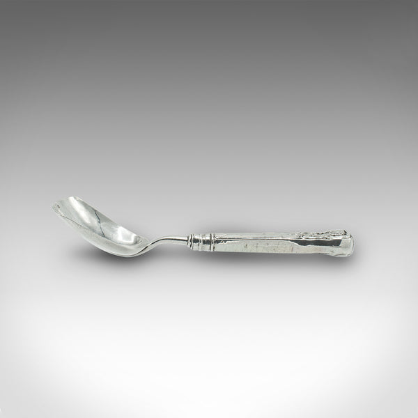 Antique Sugar Spoon, English, Sterling Silver, Hallmark, Georgian, Dated 1780